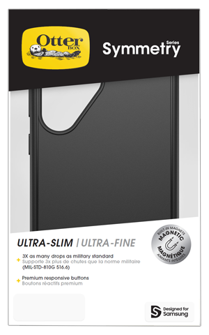 כיסוי Otter דגם Symmetry לS25 Ultra מגנטי שחור קונ