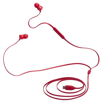 אוזניות IN EAR אדום  JBL TUNE T310C - TYPE C קונ
