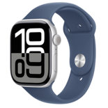 שעון חכם אפל APPLE WATCH 10 46MM Silver Aluminium Sport