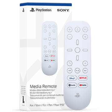 שלט מולטימדיה מקורי לבן Media Remote for PS5