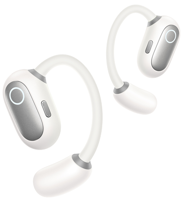 אוזניות ספורט Baseus Eli Sport1open-ear TWSלבן קונ