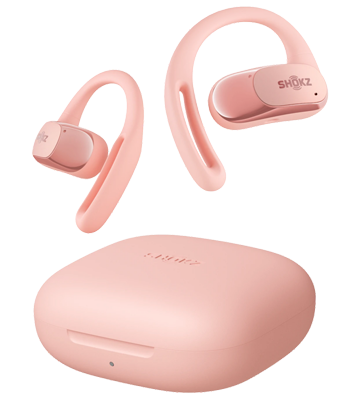 אוזניות SHOKZ OPENFIT AIR OPEN-EAR ורוד קונ